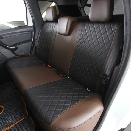 Авточехлы на Renault Duster I из экокожи EG