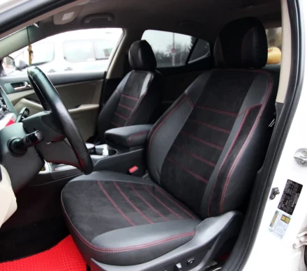 Чехлы на Dodge Journey 7 мест из экокожи и антары Eco Lazer+Antara 2020 (P)