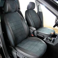 Чехлы на Skoda Octavia A5 из экокожи и антары ELA2020P Чехлы на Skoda Octavia A5 из экокожи и антары ELA2020P