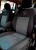 Чехлы на Opel Zafira A (Опель Зафира А) на 7 мест из ткани черно-серые