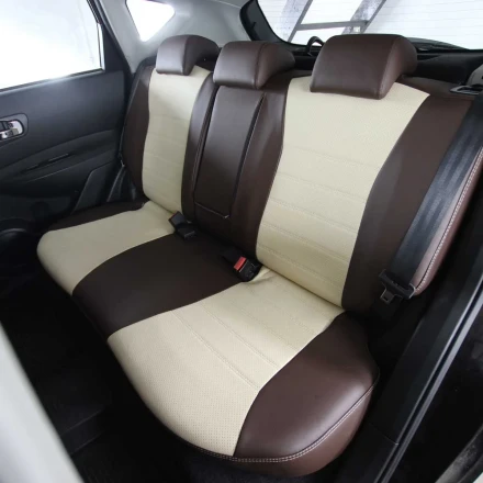 Чехлы на Nissan Qashqai I (Ниссан Кашкай 1) из экокожи Eco Lazer