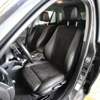 Чехлы на BMW X1 E84 (БМВ Х1 Е84) из экокожи и антары Antara