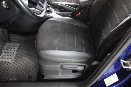 Чехлы на Skoda Octavia A7 из экокожи и антары Eco Lazer+Antara 2020 (P)