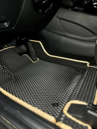 3D EVA коврики в салон автомобиля (2 ряда с бортами до 5 см) + багажник