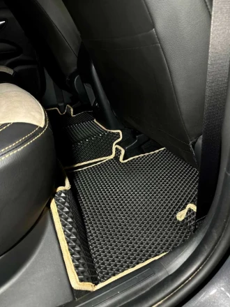 3D EVA коврики в салон автомобиля (2 ряда с бортами до 5 см) + багажник