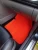 3D EVA коврики на Ford Focus 2 (Форд Фокус) красные с бортами до 5 см