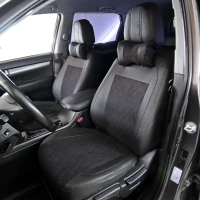 Чехлы на Kia Sorento II XM (КІА Соренто 2) из экокожи и антары VE