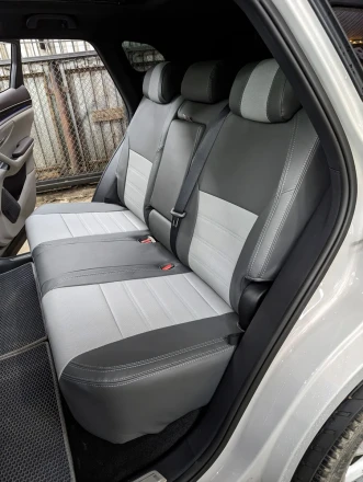 Чехлы на BYD Song Plus (БИД Сонг Плюс) из экокожи Comfort Plus 3