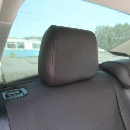 Чехлы на Ford Focus III (Ford Focus 3) из экокожи и ткани з синыви вставками Eco Classic 2020