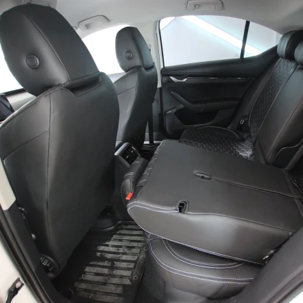 Авточехлы модельные на Skoda Octavia A8 (Шкода Октавия А8) из экокожи VE