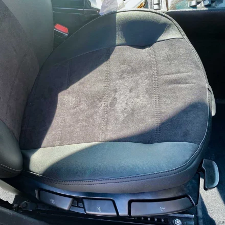 Чехлы на BMW 3 E46 (БМВ 3 Е46) из экокожи и антары Antara