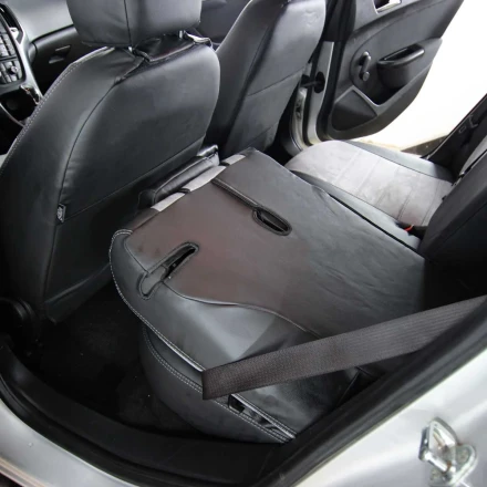 Чехлы на Opel Astra J из экокожи и антары ELA2020P