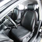 Чехлы на Audi A6 C6 (Ауди А6 С6) из экокожи и антары ELA2020R