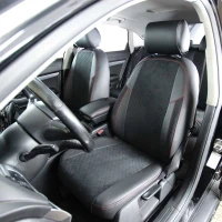 Чехлы на Audi A6 C6 (Ауди А6 С6) из экокожи и антары ELA2020R Чехлы на Audi A6 C6 (Ауди А6 С6) из экокожи и антары ELA2020R