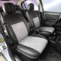 Чехлы на Opel Astra G (Опель Астра Джи) из экокожи и антары Vip Elite