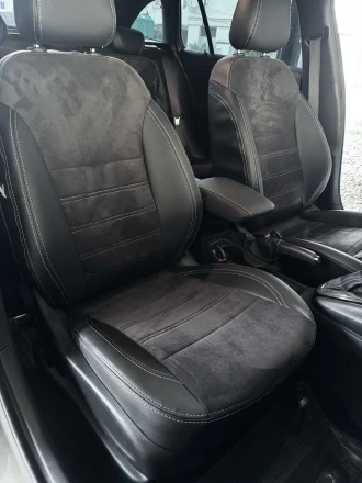 Чехлы на Opel Astra K (Опель Астра К) из экокожи и антары Comfort 1