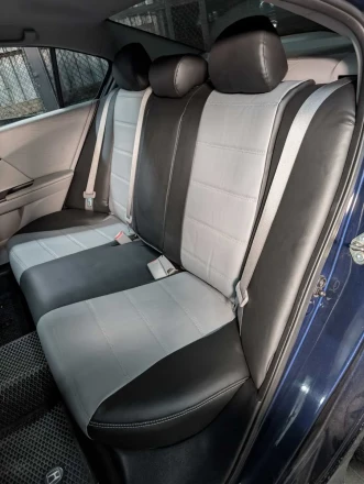 Чехлы на Honda Accord IX USA (Хонда Аккорд 9 США) из экокожи EL