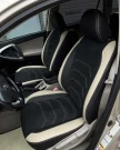 Чехлы на Toyota RAV4 III (Тайота РАВ4 3 пок) из экокожи и антары Sport 3