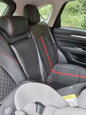 Чехлы на Mazda CX-5 KF (Мазда СХ-5 КФ) из экокожи Comfort Plus 3