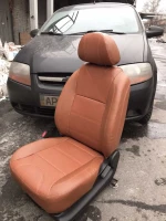 Чехлы на Chevrolet Aveo T200 / T250 из экокожи Comfort 1