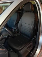 Чехлы на Skoda Octavia A7 (Шкода Октавия А7) из экокожи Comfort Plus 3