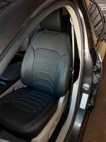 Чехлы на Ford Fusion USA (Форд Фьюжн США) из экокожи с выгнутой прострочкой Comfort 3