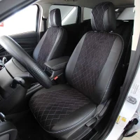 Чехлы на Ford Escape III (Форд Эскейп 3) из экокожи и антары Antara