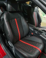 Чехлы на Ford Mustang VI S550 (Форд Мустанг 6) из экокожи Comfort Plus 3