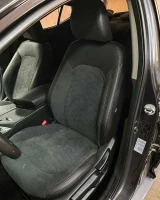 Чехлы на KIA K5 (КИА К5) из экокожи и алькантары+ и прошивкой ромб Comfort Plus 3