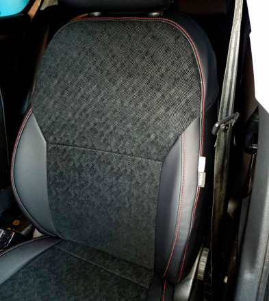 Чехлы Skoda Octavia A7 (Шкода Октавия А7) из экокожи и велюра