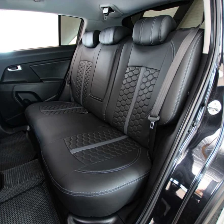 Чехлы на KIA Sportage III SL из экокожи Eco Sport