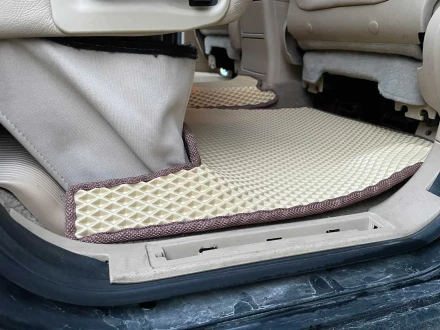 3D EVA коврики с бортами до 10 см на Mercedes-Benz ML W163 (Мерседес МЛ В163)