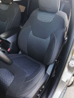 Чехлы на Jeep Cherokee KL (Джип Чероке КЛ) из ткани с тиснением