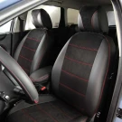 Чехлы на Ford Focus II (Форд Фокус 2) из экокожи и антары Antara