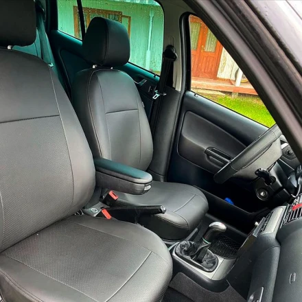 Чехлы Skoda Octavia Tour (Шкода Октавия Тур) из экокожи c перфорацией