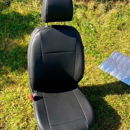 Чехлы Skoda Octavia Tour (Шкода Октавия Тур) из экокожи c перфорацией