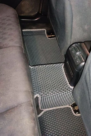 3D EVA коврики на Mercedes-Benz W203 (Мерседес) с бортами до 10 см