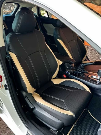 Чехлы на Subaru Impreza GT/GK  (Субару Импреза 5) из экокожи Comfort Plus 3