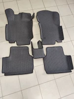 3D EVA коврики на Skoda Octavia A7 (Шкода Октавия А7) с бортами до 5 см серые 3D EVA коврики на Skoda Octavia A7 (Шкода Октавия А7) с бортами до 5 см серые