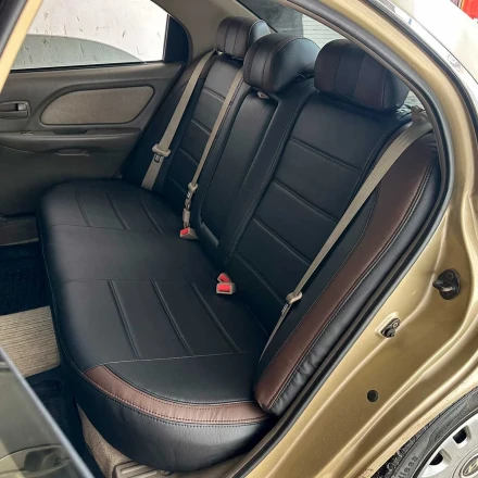 Чехлы на Hyundai Sonata EF (Хюндай Соната ЕФ) из экокожи VPE