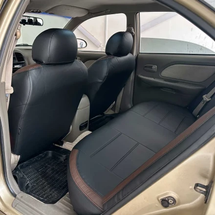 Чехлы на Hyundai Sonata EF (Хюндай Соната ЕФ) из экокожи VPE