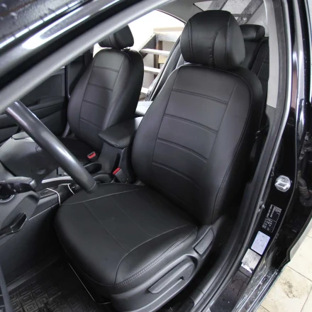 Чехлы на Hyundai Elantra AD (Хюндай Элантра АД) из экокожи EG