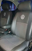 Чехлы на Volkswagen Golf IV (Фольксваген Гольф 4) из экокожи и ткани