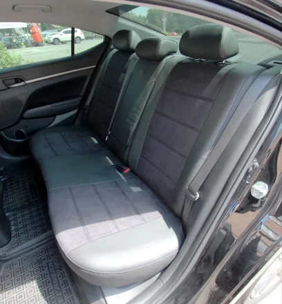 Чехлы на Volvo FH 1+1 из экокожи и антары Antara