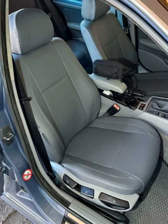 Чехлы на BMW 3 E46 (БМВ 3 Е46) из экокожи Sport 3