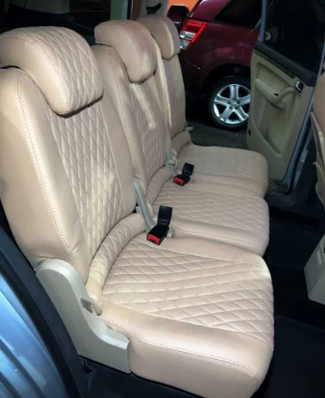 Чехлы на Volkswagen Touran I (Фольцваген Туран 1) из экокожи AM Rubin-G