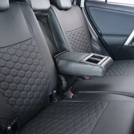 Чехлы на Toyota RAV4 CA40 (Тайота РАВ4) из экокожи Eco Prestige