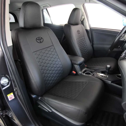 Чехлы на Toyota RAV4 CA40 (Тайота РАВ4) из экокожи Eco Prestige