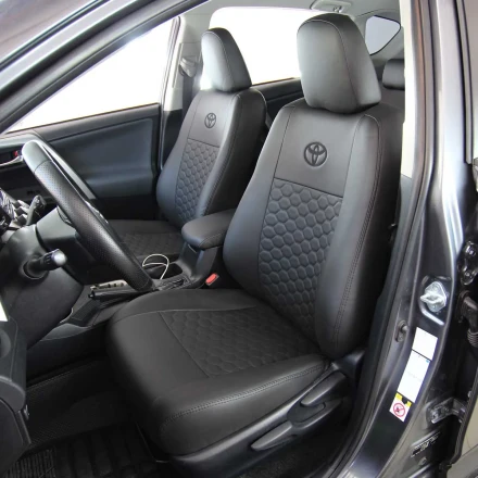 Чехлы на Toyota RAV4 CA40 (Тайота РАВ4) из экокожи Eco Prestige