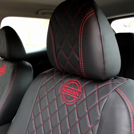 Чехлы на Nissan Qashqai II J11 (Ниссан Кашкай 2) из экокожи Eco Grand